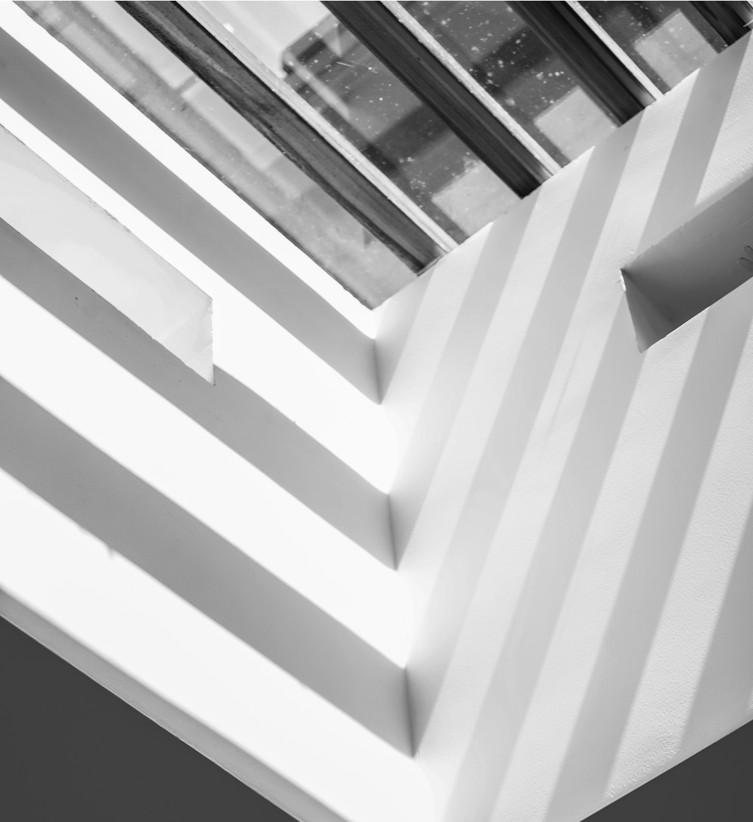 Minimal architectural lines and light photographed by Amal K Raju